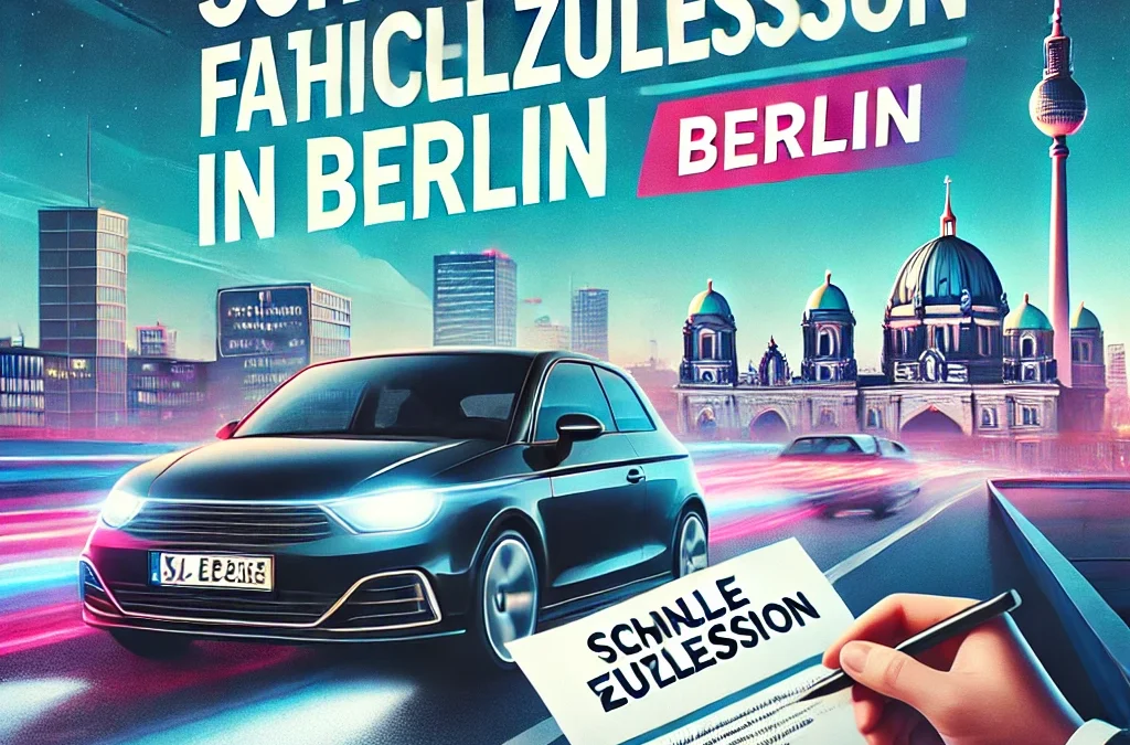 Schnelle Fahrzeugzulassung in Berlin – So einfach geht es!