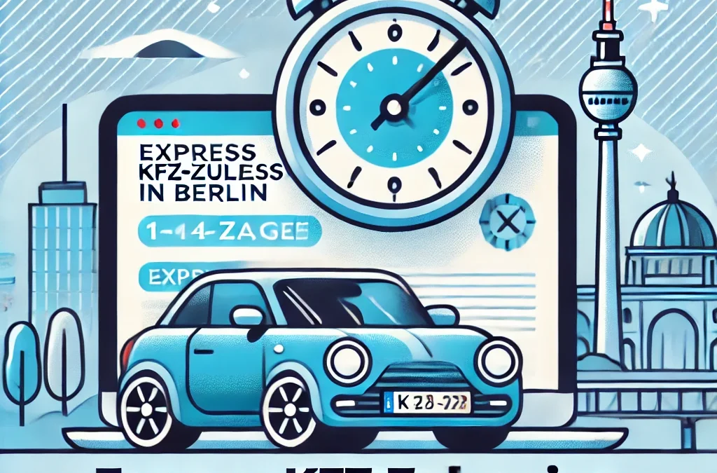 Kfz-Zulassung in Berlin: Express in 1–2 Werktagen