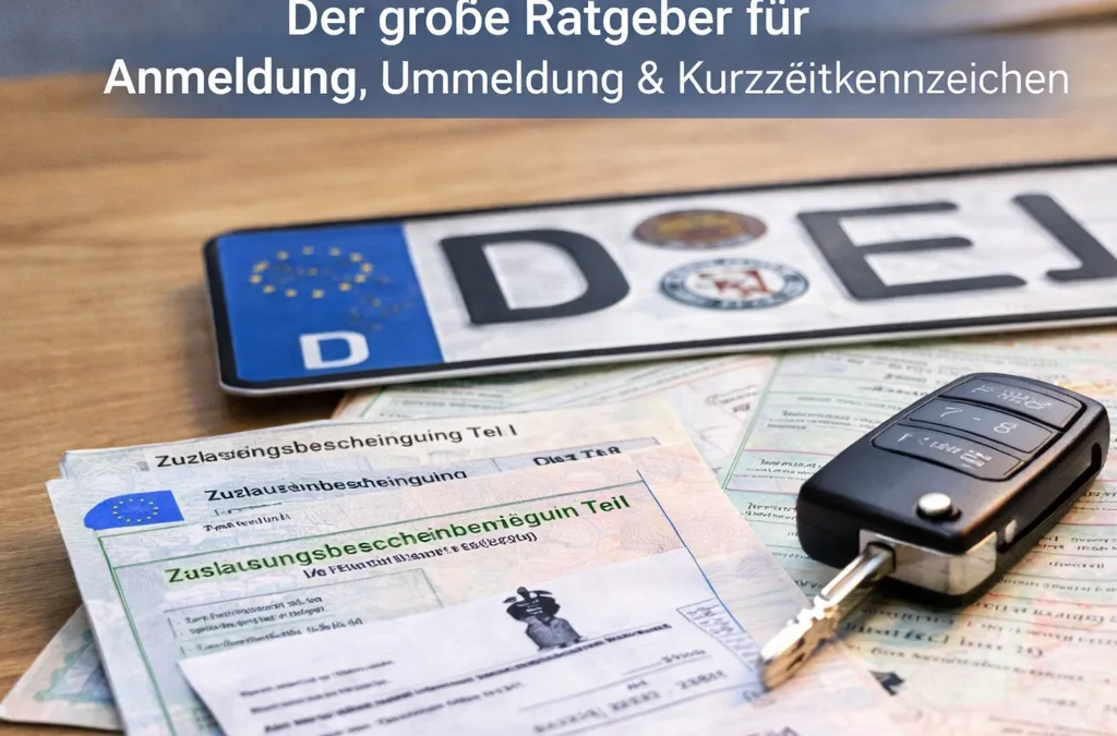 KFZ-Zulassung & Ummeldung – Der große Ratgeber für Autofahrer