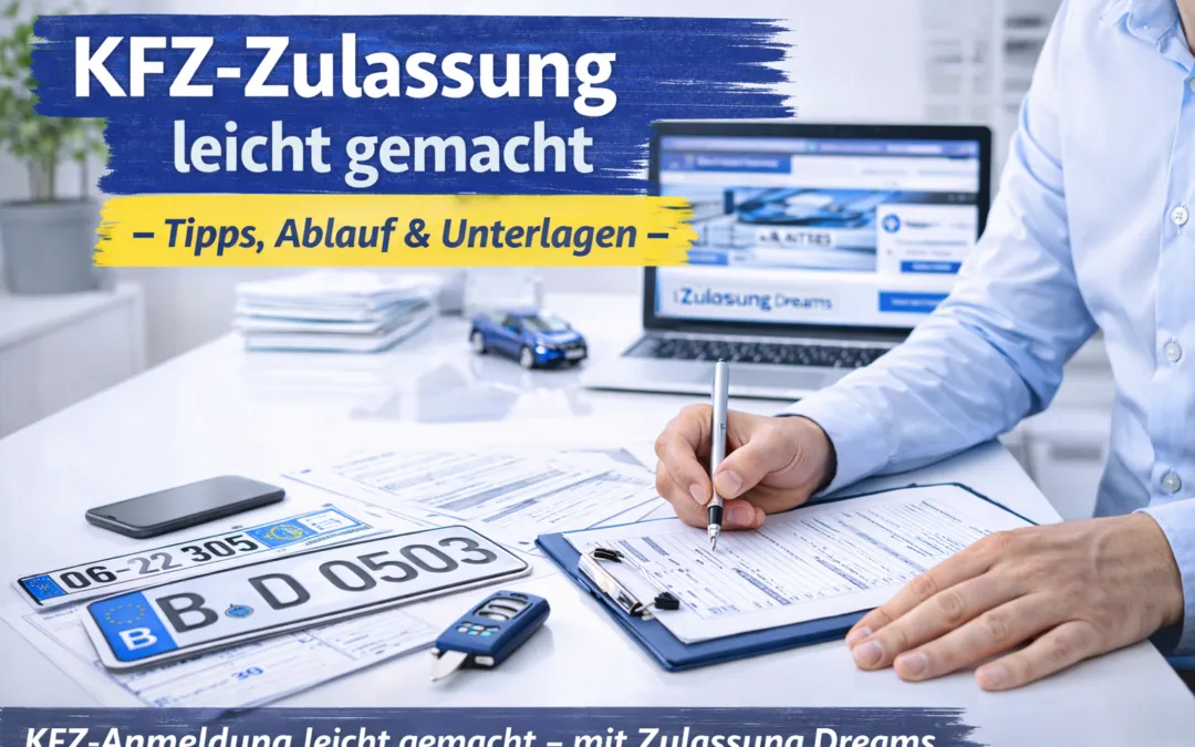 KFZ-Zulassung & Ummeldung leicht gemacht – Ratgeber von Zulassung Dreams