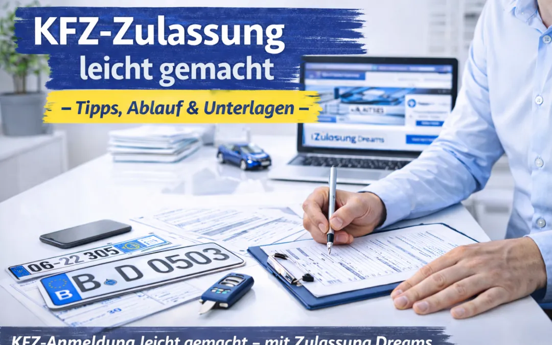 KFZ-Zulassung in Deutschland – Ratgeber & Tipps von Zulassung Dreams
